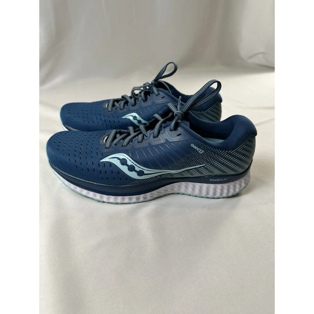 Saucony Womens Guide 13 S10549-25‎ Aqua Blue Running Shoes Sneakers Size 10 EUC